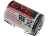 Baterie ER14250, 1/2AA, 1/2R6, litiu, 3,6V, 1100mAh, Eve Battery Co, cu terminale - 050434