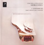 Concursul International George Enescu, 3-25 sptembrie 2016