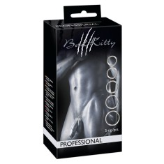 Inele din Metal Bad Kitty "Professional" Argintiu##