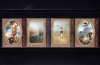 ✅RO 2011 ,LP 1888 ,&quot;Repro. de arta-picturi BNR&quot; &quot; ,serie mici def. de aurire,MNH, Nestampilat