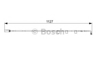 Senzor de avertizare,uzura placute de frana MINI MINI Cabriolet (R57) (2007 - 2016) BOSCH 1 987 473 059 foto