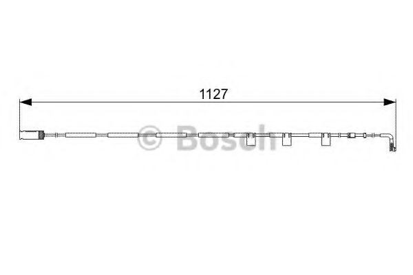 Senzor de avertizare,uzura placute de frana MINI MINI Cabriolet (R57) (2007 - 2016) BOSCH 1 987 473 059