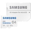 Card Memorie microSDXC Samsung PRO Endurance, 64Gb, Clasa 10 / UHS-1 U1, Cu Adaptor MB-MJ64KA/EU