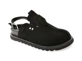 Papuci GRYXX negri, 3432585, din piele intoarsa