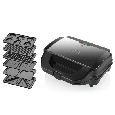 Sandwich-maker 6 in 1, ETA Sorento Plus 5151, 900 W, otel inoxidabil, 6 tipuri de placi detasabile foto