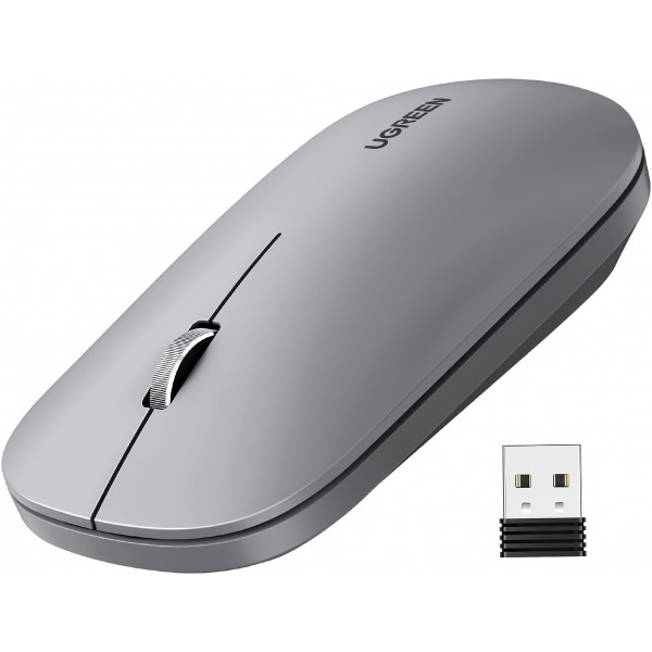 Mouse Wireless UGREEN MU001, 4000DPI, Gri