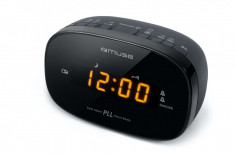 Radio cu ceas MUSE M-150 CR, Afisare ambra FM PLL Radio Alarma dubla foto