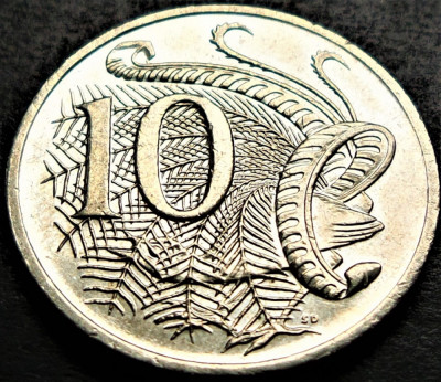 Moneda exotica 10 CENTI - AUSTRALIA, anul 1999 *cod 968 foto