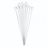 Betisoare pentru frigarui,otel,400 mm -set 10 buc, Oem