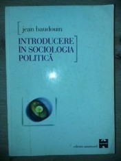 Introducere in sociologia politica- Jean Baudouin