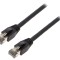 Cablu patch cord Cat 8.1 negru 5m