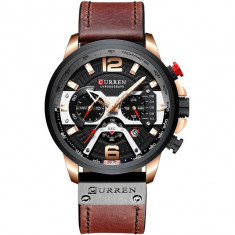 Ceas barbatesc Curren Cronograph Brown Adventure