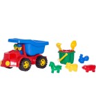 Camion Basculanta si Set Plaja 8 Piese 36 Cm 2 Culori