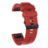 Cumpara ieftin Curea silicon compatibila Garmin Fenix 5, 22mm, Rosu, Very Dream