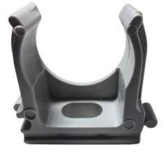 Set 100 buc cleme 32mm PVC pentru prindere tuburi teava conectabile