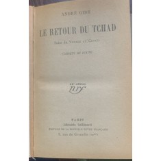 Le retour du Tchad (Intoarcerea la Ciad- carte veche in franceza)