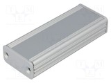 Carcasă aluminiu gri AKG 33mm x 80mm x 16mm FISCHER ELEKTRONIK