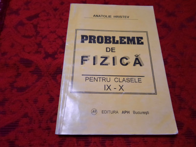 PROBLEME DE FIZICA PENTRU CLASELE IX-X HRISTEV RF12 foto