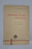 Carte veche I L Caragiale Momente schite amintiri editia Gh Adamescu