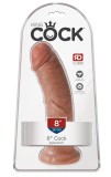 King Cock 8 Flesh Realistic Dildo Brown