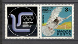 Ungaria.1975 Posta aeriana-Olimpiada porumbeilor postasi SU.385, Nestampilat