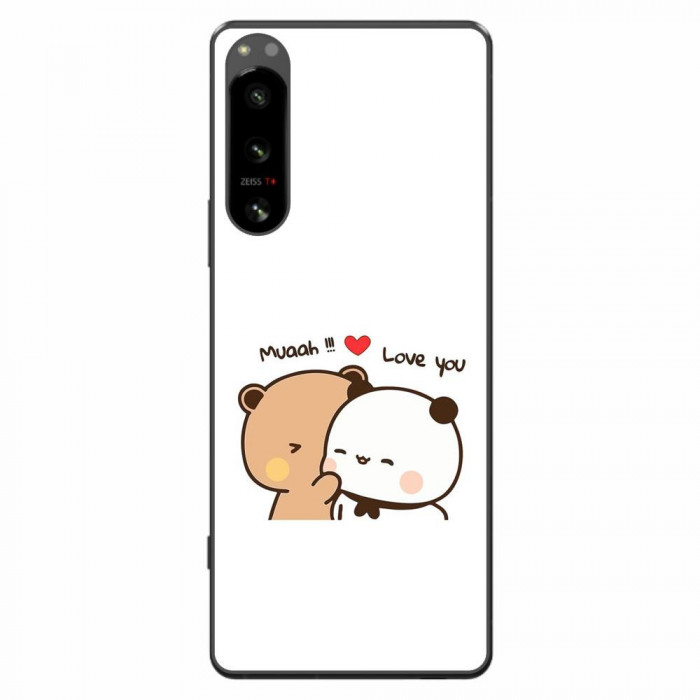 Husa compatibila cu Sony Xperia 5 IV Silicon Gel Tpu Model Bubu Dudu Muaah Love You