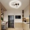 Lustra LED cu cristal HELIOX, 43W, 4 Cercuri, lumina Rece/Calda/Neutra, Alb