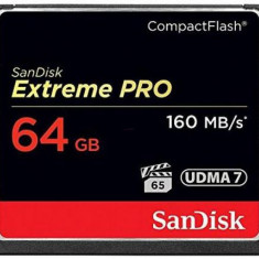 Card de memorie SanDisk Compact Flash Extreme Pro 64GB, 160MB/s
