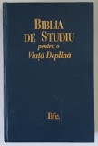 BIBLIA DE STUDIU PENTRU O VIATA DEPLINA , VERSIUNEA C. CORNILESCU , 1996 *PREZINTA URME DE UZURA