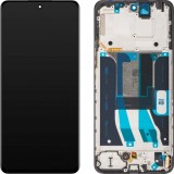 Display cu Touchscreen Realme 13 4G / 12 4G, Cu Rama, Negru, Service Pack 621029000225
