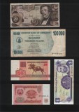 Set 5 bancnote de prin lume adunate (cele din imagini) #68, Europa