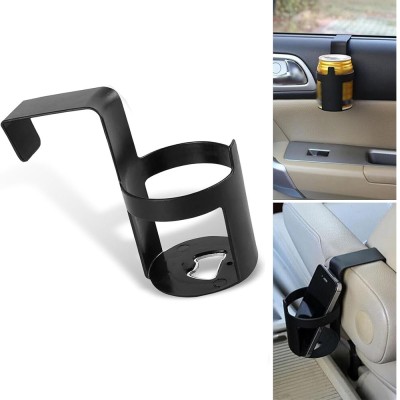 Suport pahar auto universal, anti-alunecare, pentru bauturi calde sau reci, plastic abs, negru, 11.5x6.5x6.5 cm foto