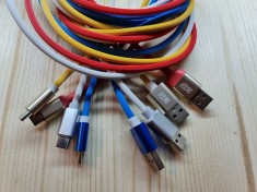 Cablu incarcare Alb 1,8m MicroUSB Type-C Tip C MTC18A Huawei Mate Xs foto