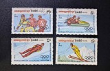 Cambodgia (R.P. Kampuchea) 1983 Jocuri Olimpice de Iarnă Sarajevo '84 Lot 4v Ștampilat - A90