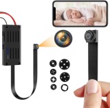 Cumpara ieftin Mini Camera Spion WiFi pe Cablu Flexibil Full HD 1080P, Modul Supraveghere Profesional Wireless, Detectie Miscare, Aplicatie Tuya Smart, Butoane Camuf