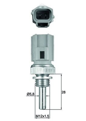 MAHLE TSE 27 senzor,temperatura lichid de racire
