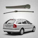 Cumpara ieftin Braț și Lamelă Ștergător Spate Skoda Octavia II Combi (2004-2013) - 410mm, Mammooth MMT RAW 014