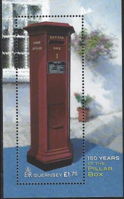 Guernsey 2002 - Cutii postale vechi, colita neuzata foto