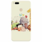 Husa silicon pentru Xiaomi Mi A1, Cute Cartoon Animals