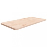 vidaXL Blat de baie, 100x50x2,5 cm, lemn masiv netratat