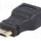 Cablu {{Tip cablu de conectare}}, HDMI mini mufa, HDMI soclu, {{Lungime cablu}}, {{Culoare izola&amp;#355;ie}}, AKYGA - AK-AD-04