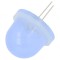 LED Albastru 16mm 600-2500mcd 11V Convex