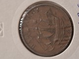 Half penny 1965