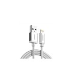 Lightning USB cablu de date si sincronizare de inalta calitate US199-Lungime 2 Metri-Culoare Argint, Ugreen