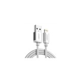 Lightning USB cablu de date si sincronizare de inalta calitate US199-Lungime 1.5 Metri-Culoare Argint