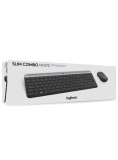 Set Tastatura &amp; Mouse Logitech Slim Wireless Combo Mk470 PC