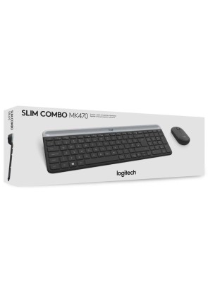 Set Tastatura &amp;amp; Mouse Logitech Slim Wireless Combo Mk470 PC foto