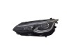 Far VW GOLF VIII, 11.2019-, partea stanga, TYC, lense; cu LED daytime running light; LED; electrical; negru rim; fara unitate control LED; cu motor;