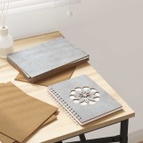 vidaXL Panouri Decorative 12 pcs Gri beton 21 x 30 x 0.3 cm