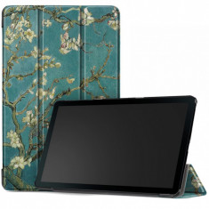Husa Tableta TPU Tech-Protect SmartCase Sakura pentru Samsung Galaxy Tab A 10.1 (2019), Multicolor